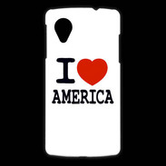 Coque LG Nexus 5 I love America