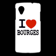 Coque LG Nexus 5 I love Bourges