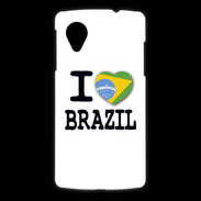 Coque LG Nexus 5 I love Brazil 2