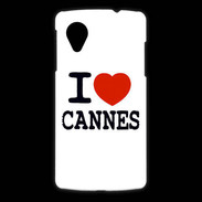 Coque LG Nexus 5 I love Cannes