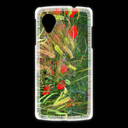 Coque LG Nexus 5 DP Coquelicot dans un champs de blé