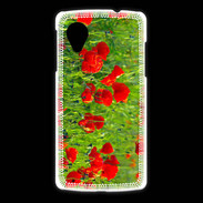 Coque LG Nexus 5 DP champs de coquelicots