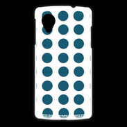 Coque LG Nexus 5 pois bleu foncé