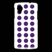 Coque LG Nexus 5 pois violet