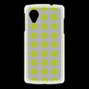 Coque LG Nexus 5 pois gris & vert