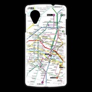 Coque LG Nexus 5 Plan de métro de Paris