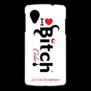 Coque LG Nexus 5 I love Bitch Cola