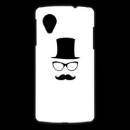 Coque LG Nexus 5 chapeau moustache
