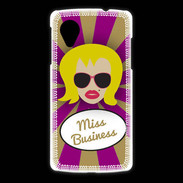 Coque LG Nexus 5 Miss business Blonde