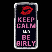 Coque LG Nexus 5 Keep Calm Girly Noir