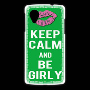 Coque LG Nexus 5 Keep Calm Girly Vert