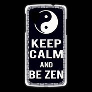 Coque LG Nexus 5 Keep Calm Be Zen Noir