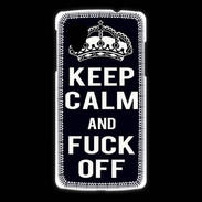 Coque LG Nexus 5 Keep Callm Fuck Off Noir