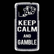 Coque LG Nexus 5 Keep Calm Gamble Noir