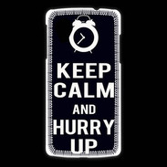 Coque LG Nexus 5 Keep Calm Hurry up Noir