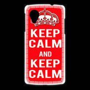Coque LG Nexus 5 Keep Calm Rouge