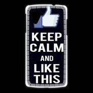 Coque LG Nexus 5 Keep Calm Like This Noir