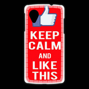 Coque LG Nexus 5 Keep Calm Like This Rouge