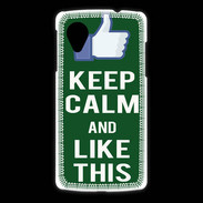 Coque LG Nexus 5 Keep Calm Like This Vert