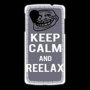 Coque LG Nexus 5 Keep Calm Reelax Gris