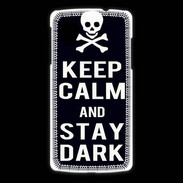 Coque LG Nexus 5 Keep Calm Stay dark Noir
