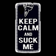 Coque LG Nexus 5 Keep Calm Suck me Noir
