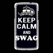Coque LG Nexus 5 Keep Calm Swag Noir