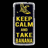 Coque LG Nexus 5 Keep Calm Take Banana Noir