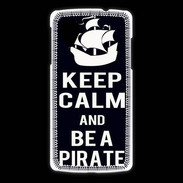 Coque LG Nexus 5 Keep Calm Be a Pirate Noir