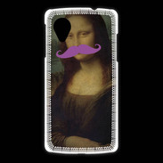 Coque LG Nexus 5 Moustache Mona Lisa