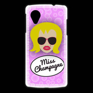 Coque LG Nexus 5 Miss Champagne Blonde