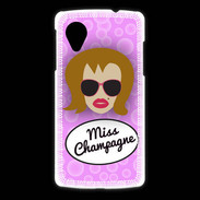 Coque LG Nexus 5 Miss Champagne Rousse