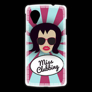 Coque LG Nexus 5 Miss Clubbing Brune