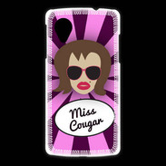 Coque LG Nexus 5 Miss Cougar Chatain