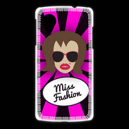 Coque LG Nexus 5 Miss Fashion Chatain