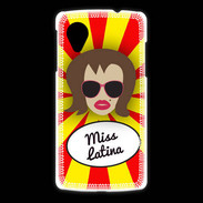 Coque LG Nexus 5 Miss Latina Chatain