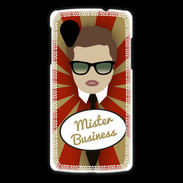 Coque LG Nexus 5 Mister Business Chatain