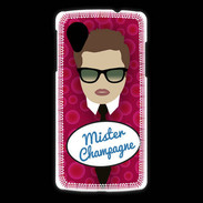 Coque LG Nexus 5 Mister Champagne Chatain
