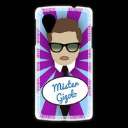 Coque LG Nexus 5 Mister Gigolo Chatain