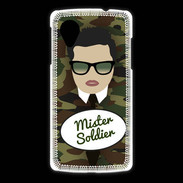 Coque LG Nexus 5 Mister Soldier Brun