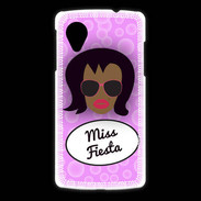 Coque LG Nexus 5 Miss Fiesta Black