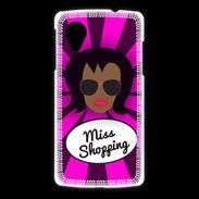 Coque LG Nexus 5 Miss Shopping Black
