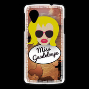 Coque LG Nexus 5 Miss Guadeloupe Blonde