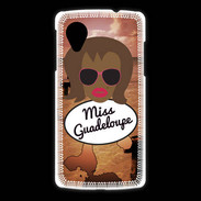 Coque LG Nexus 5 Miss Guadeloupe Black