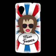 Coque LG Nexus 5 Miss France Chatain