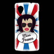 Coque LG Nexus 5 Miss France Brune