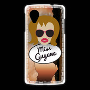 Coque LG Nexus 5 Miss Guyane Rousse