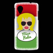 Coque LG Nexus 5 Miss Italie Blonde