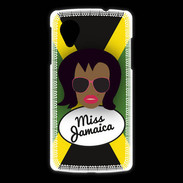 Coque LG Nexus 5 Miss Jamaica Black