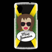 Coque LG Nexus 5 Miss Jamaica Chatain